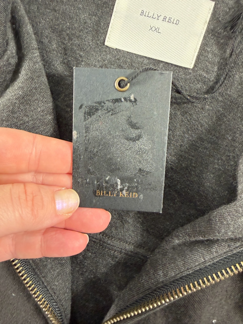 New Billy Reid Men's Donegal Half Zip Pullover - Picture 5 of 9
